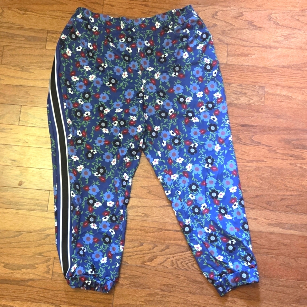 Eloquii | Floral Track Pants, Sz. 20